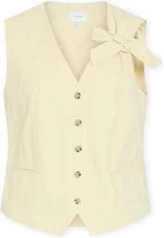 Vila Blouse Alara Vest Pastel Yellow