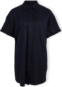 Vila Blouse Harlow 2 4 Oversize Shirt Sky Captain