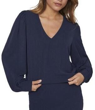 Vila Blouse Top Gaja L S Navy Blazer