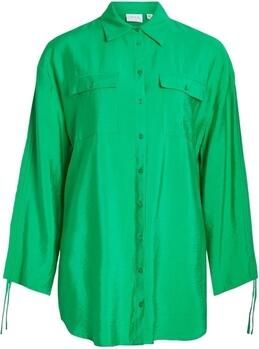 Vila Blouse Klaria Oversize Shirt L S Bright Green