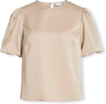Vila Blouse Noos Top Ellette Cement - Foto 4