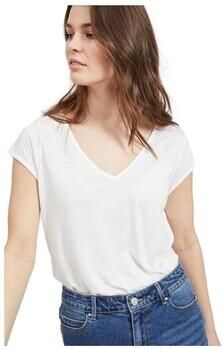 Vila Blouse Scoop Top Optical Snow