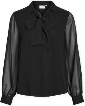 Vila Blouse Top Daliana Kika Black Beauty