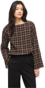 Vila Blouse Top Ebla Coffe Bean Birch