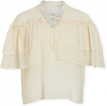 Vila Blouse Top Flowy Birch