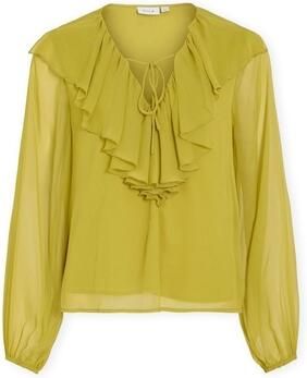 Vila Blouse Top Hela Green Evy