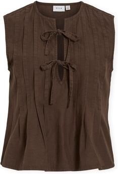 Vila Blouse Top Tevira Slate Black - Foto 3