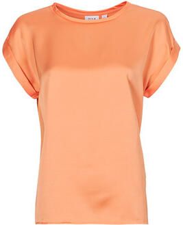 Vila Shirt met korte mouwen VIELLETTE S S SATIN TOP NOOS