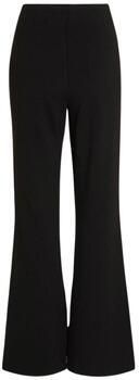 VILA high waist regular fit pantalon VIBILLIE zwart - Foto 4