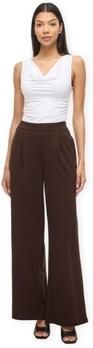Vila Broek Noos Benne Wide Trousers Coffee Bean