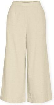 Vila Broek Prisilla Trousers Super Light Natural Melange