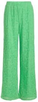 VILA wide leg high waist palazzo broek