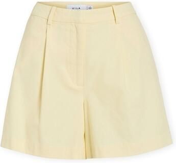 Vila Korte Broek Alara Shorts Pastel Yellow