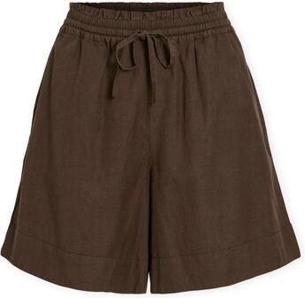 Vila Korte Broek Tevira Shorts Slate Black