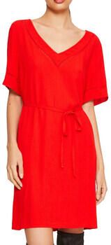 VILA jurk VIMESA met borduursels rood - Foto 2