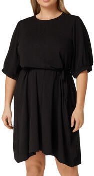 Evoked Vila Knielange PLUS SIZE jurk met ronde hals model 'DIANAN' - Foto 2