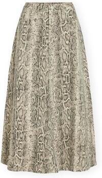 Vila Lange rokken Chia Skirt Birch Snake