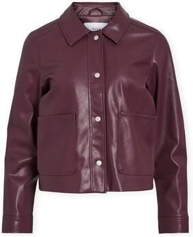 Vila Leren Jas Noos Hellium Jacket Fig