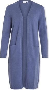 Vila Mantel Noos Ril Long Cardigan Bijou Blue