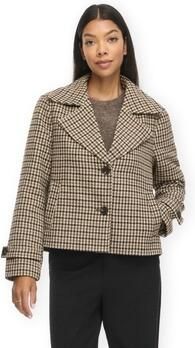 Vila Mantel Solea Coat Coffee Bean Birch Noma