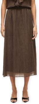 Vila Midi-rokken Danira Skirt Slate Black