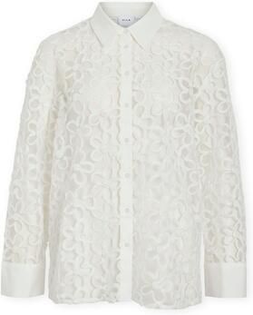 Vila Overhemd Baja Shirt Snow White