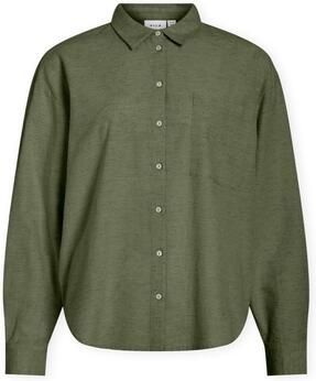 Vila Overhemd Noos Prisilla Loose Shirt Olivine