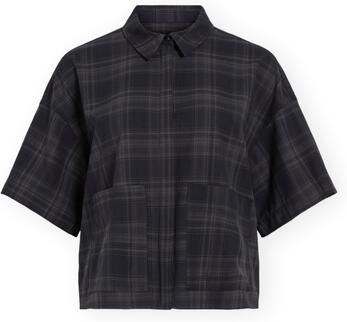 Vila Overhemd Sina Check Shirt Navy Blazer Checks