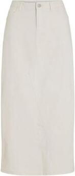Vila Beige Rits Rok Lente Zomer Beige Dames - Foto 4