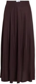 Vila Rok Karfa Midi Skirt Coffee Bean