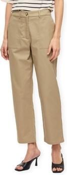Vila Straight leg broeken Rekka Trousers Travertine