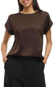 Vila Ellette Satin Shirt Dames