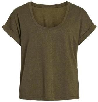Vila T-shirt Korte Mouw Luxi