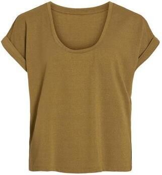 Vila T-shirt Korte Mouw Luxi