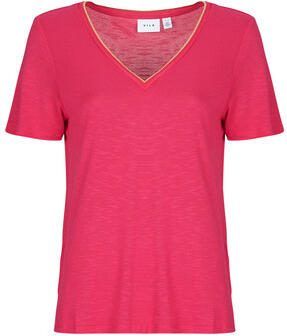 Vila T-shirt Korte Mouw VINOEL