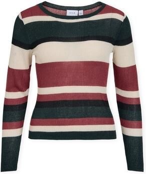 Vila Trui Ember Open Knit Super Light Natural Melange Multicolor
