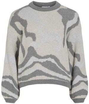 VILA gebreide trui grijs