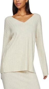 Vila Beige Acryl Blend Sweater Dames Herfst Winter Gray Dames