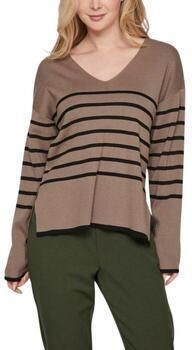 Vila Trui met V-hals VIOSTRIA V-NECK L S REV TOP-NOOS