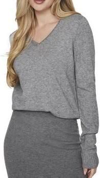 Vila Trui met V-hals VIRIL V-NECK L S KNIT TOP NOOS