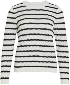 Vila Trui met ronde hals VIDALO O-NECK L S STRIPE KNIT TOP- NOOS