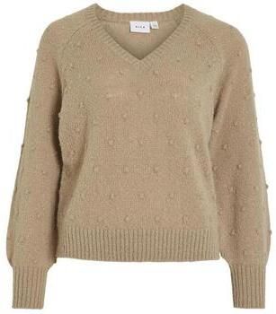 Vila Gebreide pullover met extra brede schouders model 'TULI'