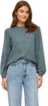 Vila Trui Noos Liga Pointelle Knit Balsam Green