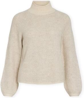 Vila Trui met staande kraag VILORY HIGH NECK L S KNIT TOP NOOS