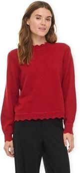 Vila Trui Noos Nikolina Knit L S Savy Red