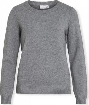 Vila Trui met ronde hals VIRIL O-NECK L S KNIT TOP NOOS