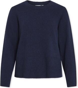 Vila Trui Primia Knit Navy Blazer