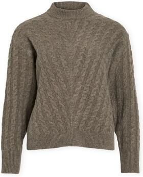 Vila Trui Relli Highneck Knit Falcon