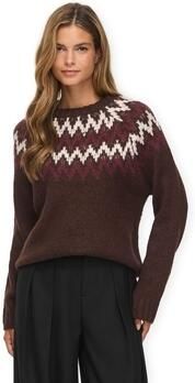 Vila Toni Crew Jacquard Knitted Sweater Dames - Foto 2