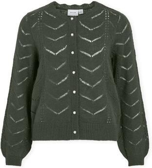 Vila Vest Cardigan Tuli L S Deep Depth